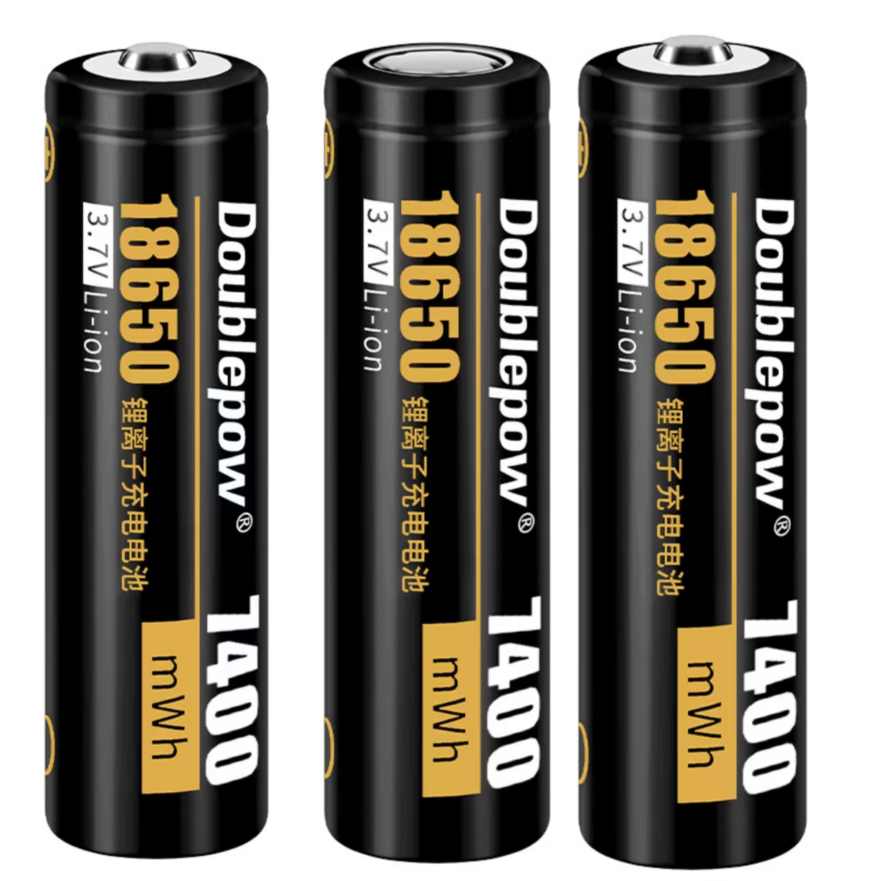 Vape Battery 18650 - 3 unidades/lote Bateria Recarregável de Íon