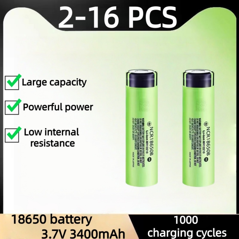 Vape Battery 18650 - Bateria NCR18650 3400mAh Nova Original NCR18650