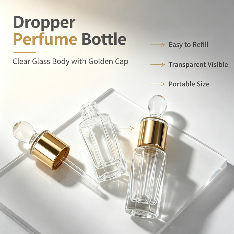 Juice Bottle Dropper - Frasco de Vidro com Conta-Gotas de