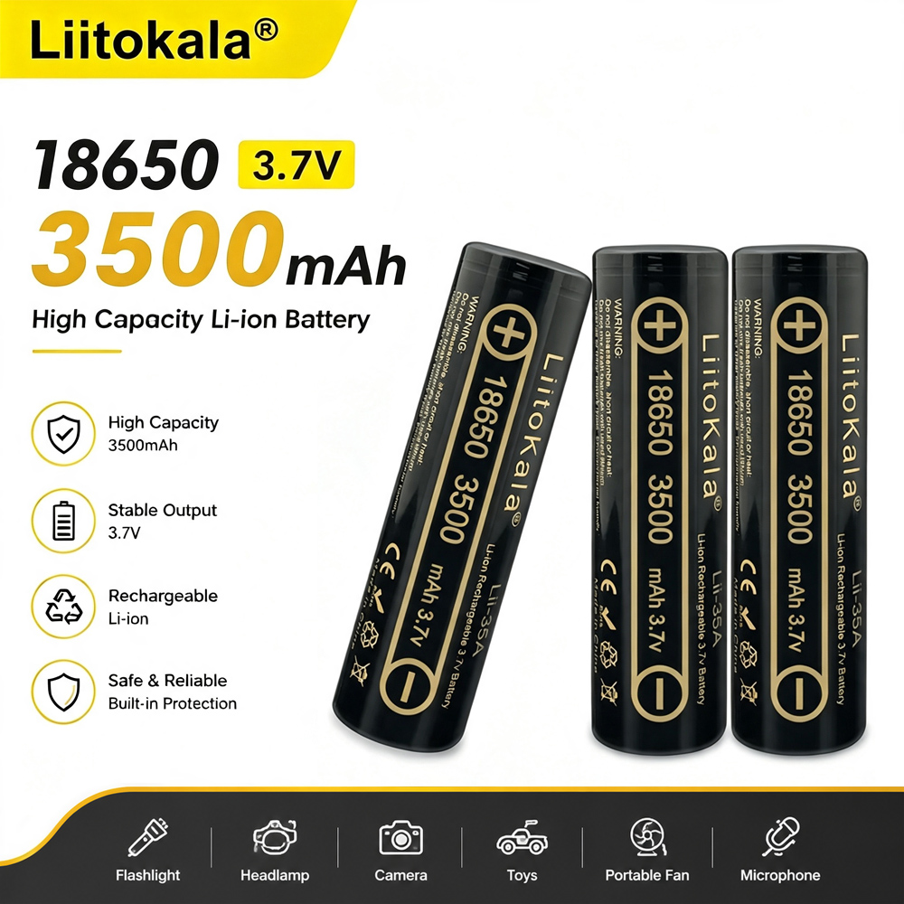 Vape Battery 18650 - Bateria Liitokala 18650 100% Original de