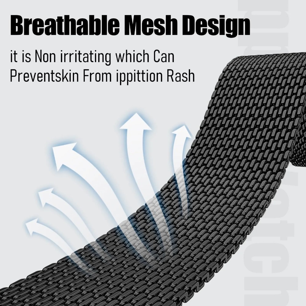 Pulseira de Malha de Aço Milan - Mesh Coil Strip avaliação e preço