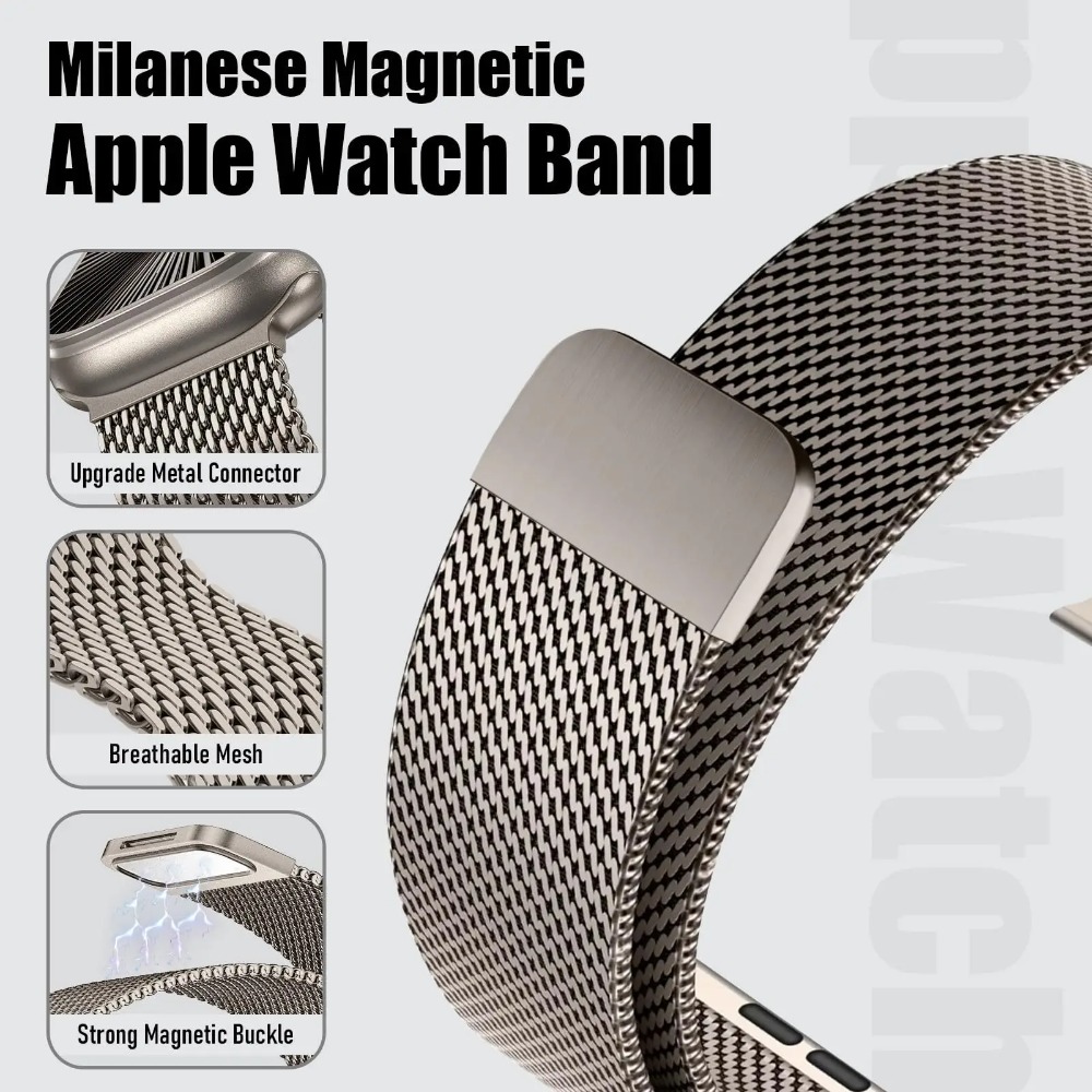 Pulseira de Malha de Aço Milan - Mesh Coil Strip avaliação e preço