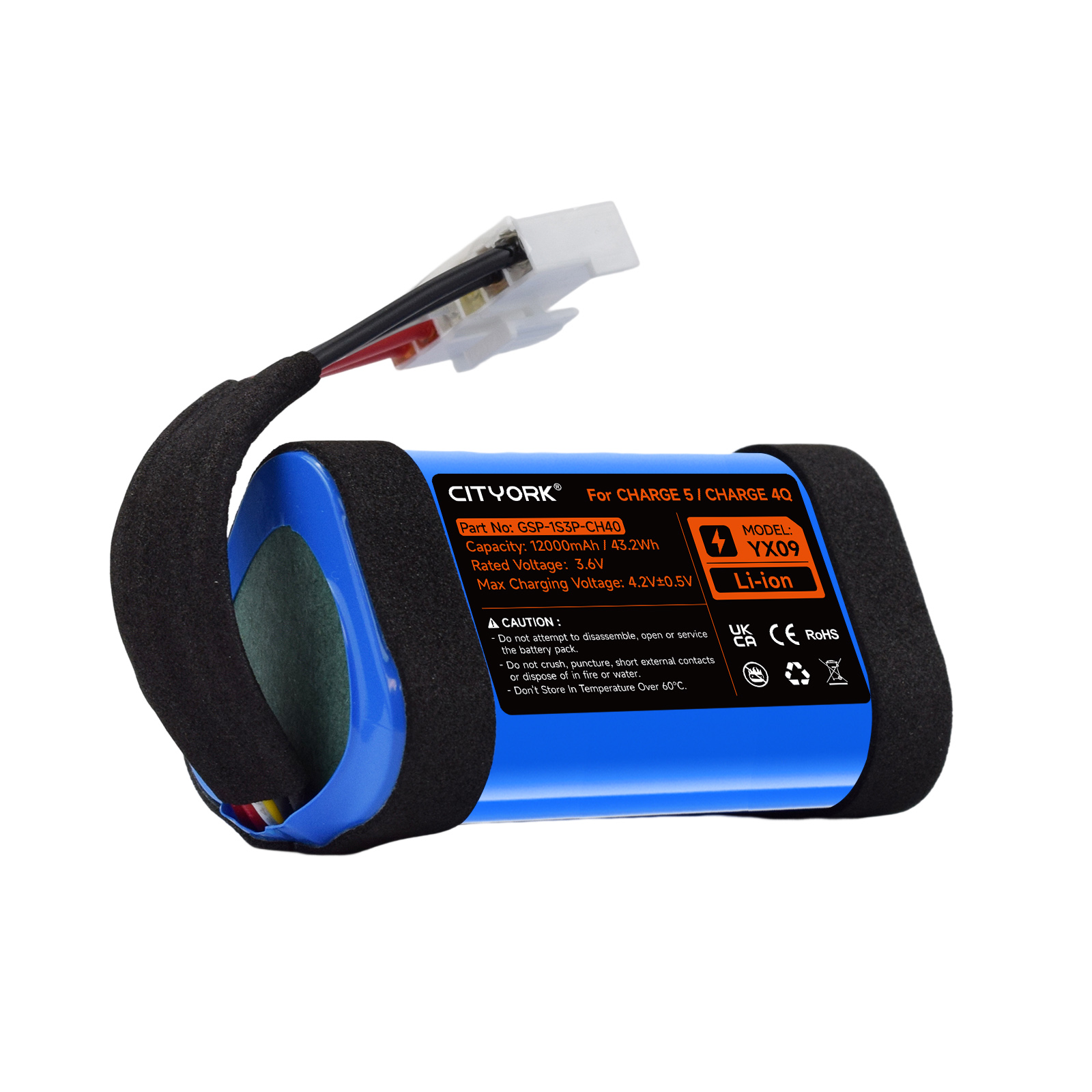 Bateria de substituição de 120 - Jbl Speaker Charge 5 avaliação e preço