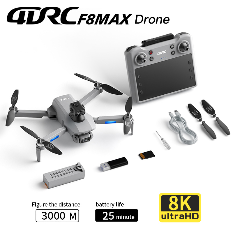 F8 max gps drone profissional  - Battery Case Storage avaliação e preço