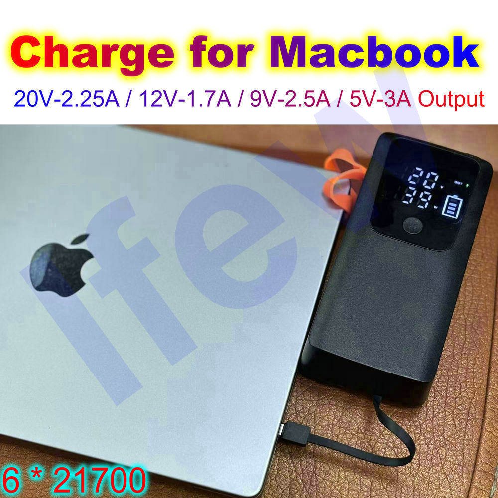 Capa de banco de potência 45w  - Battery Case Storage avaliação e preço
