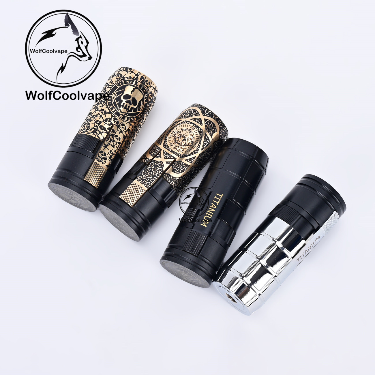 Wolfcoolvape MK2 Mod Mecânico  - Vape Battery 18650 avaliação e preço