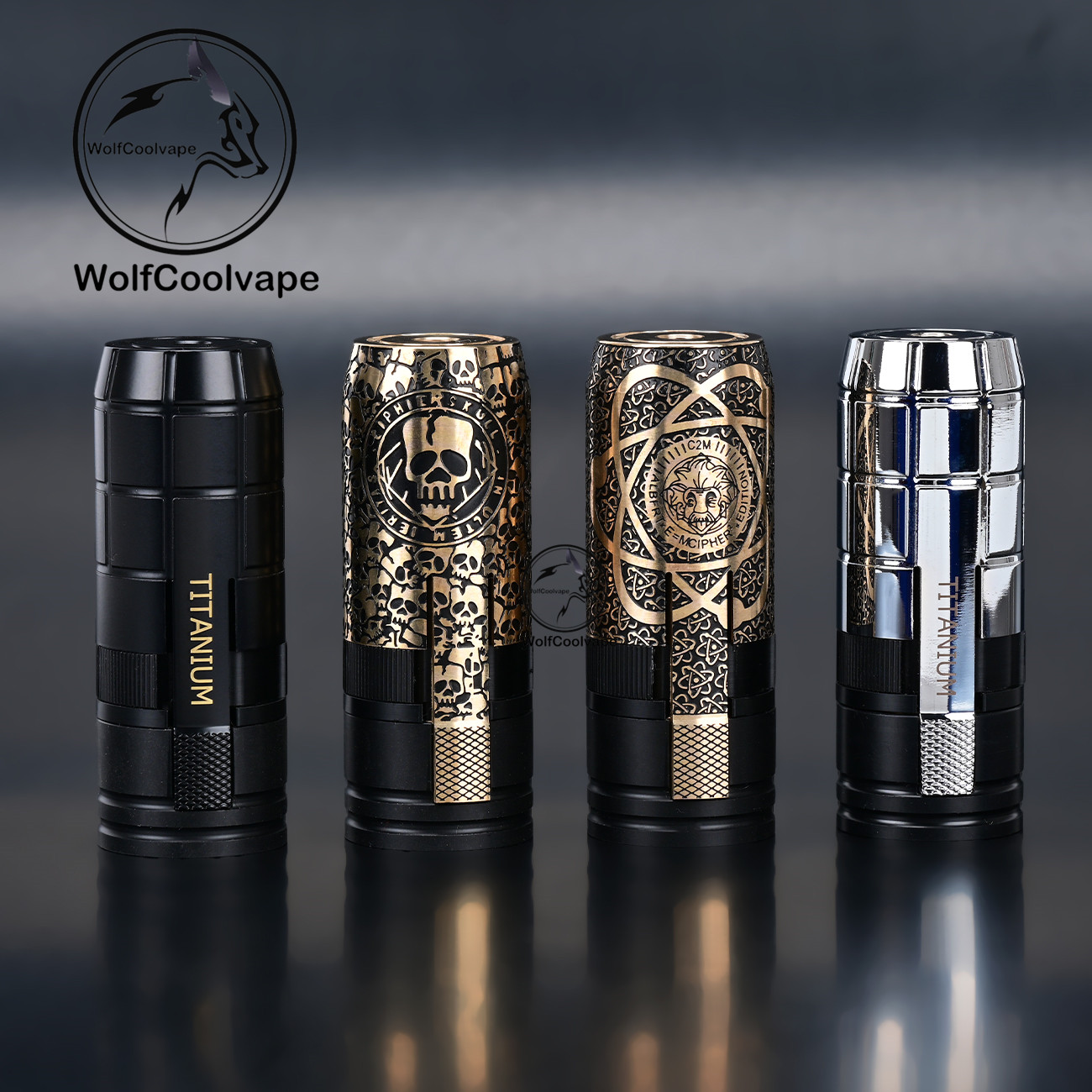 Wolfcoolvape MK2 Mod Mecânico  - Vape Battery 18650 avaliação e preço